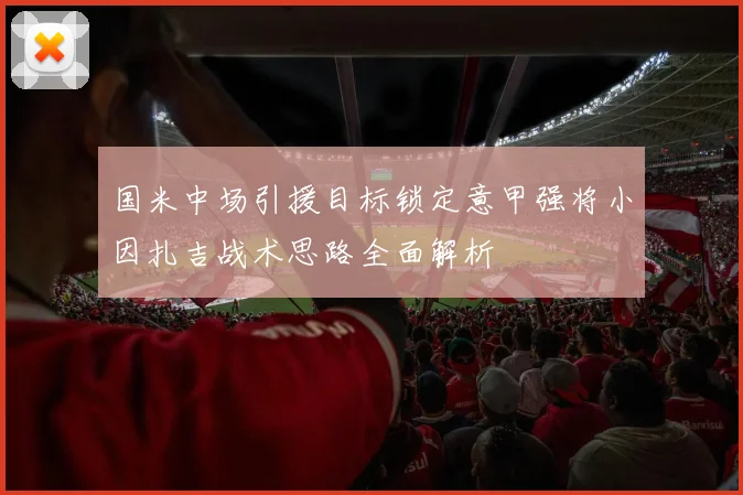 国米中场引援目标锁定意甲强将小因扎吉战术思路全面解析